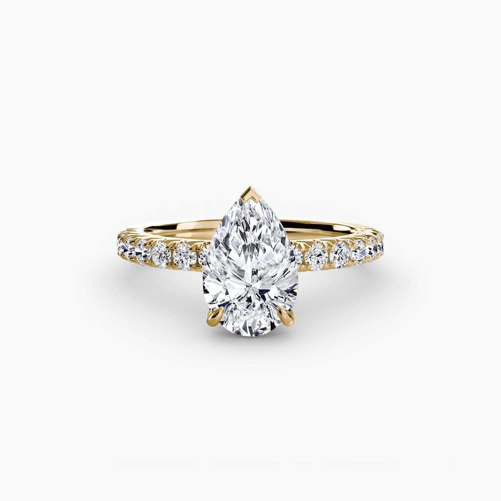 Solitaire with Pavé 6 - VYKA Diamonds