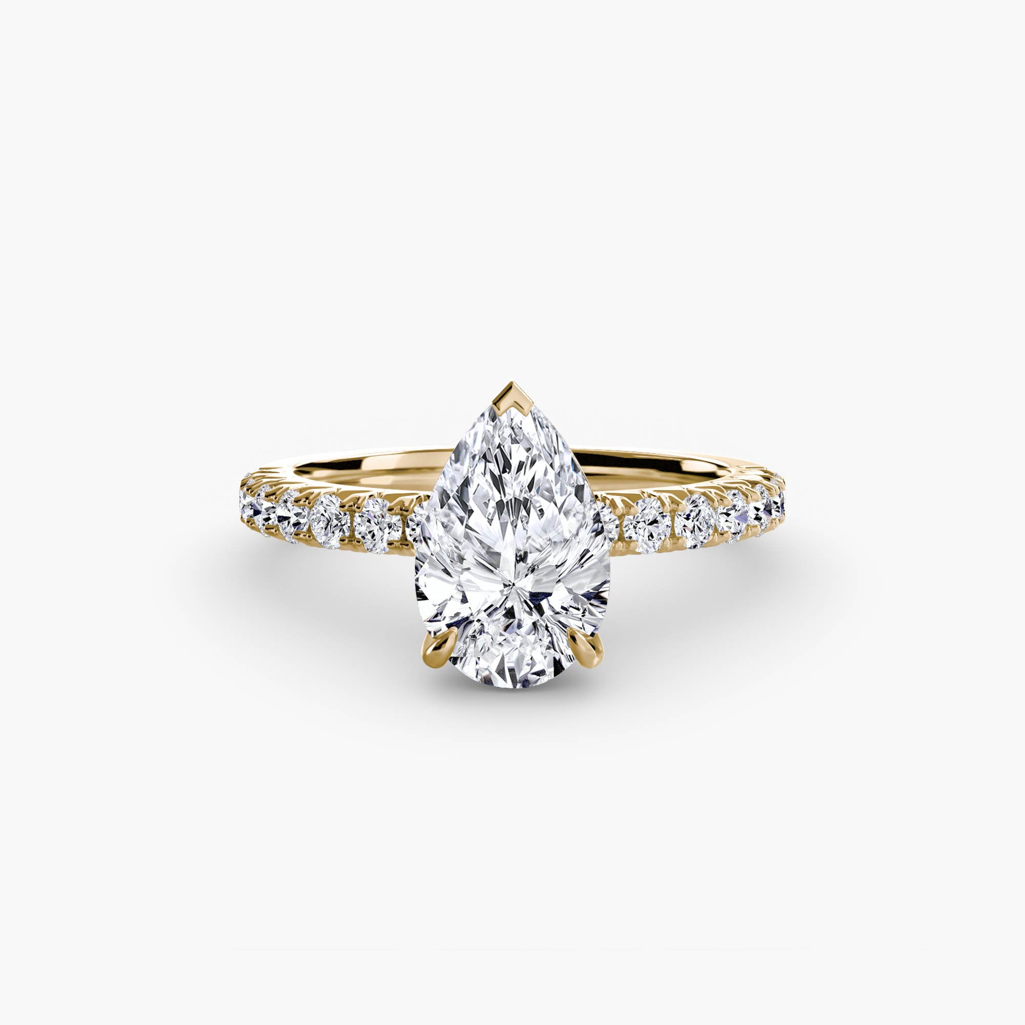 Solitaire with Pavé 6 - VYKA Diamonds