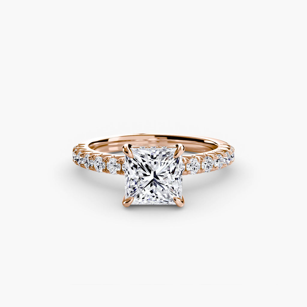 Solitaire with Pavé 6 - VYKA Diamonds