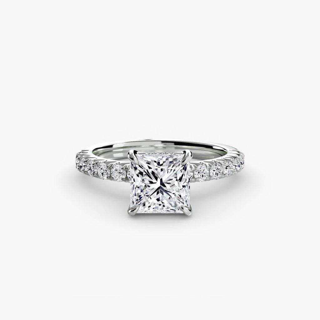 Solitaire with Pavé 6 - VYKA Diamonds