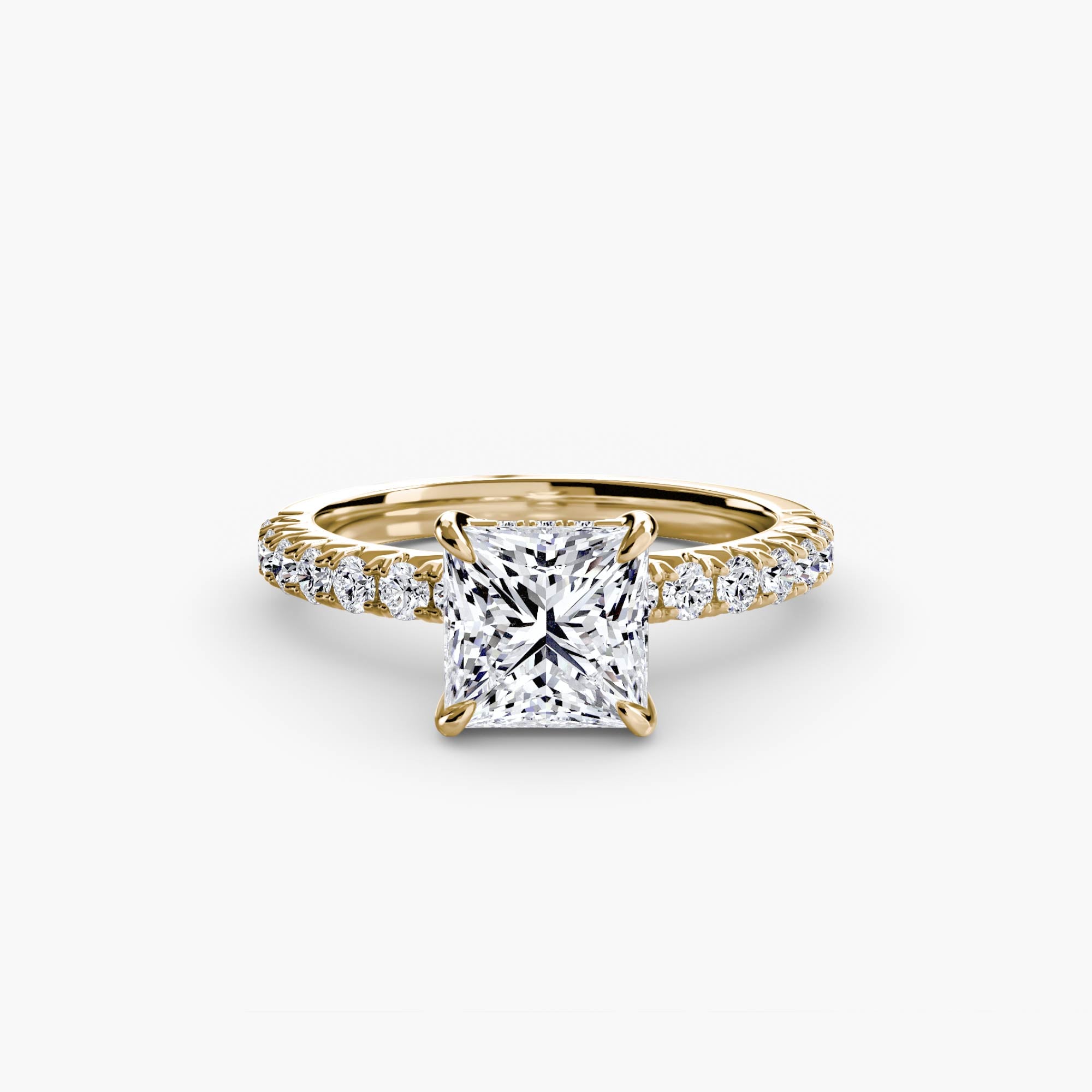 Solitaire with Pavé 6 - VYKA Diamonds