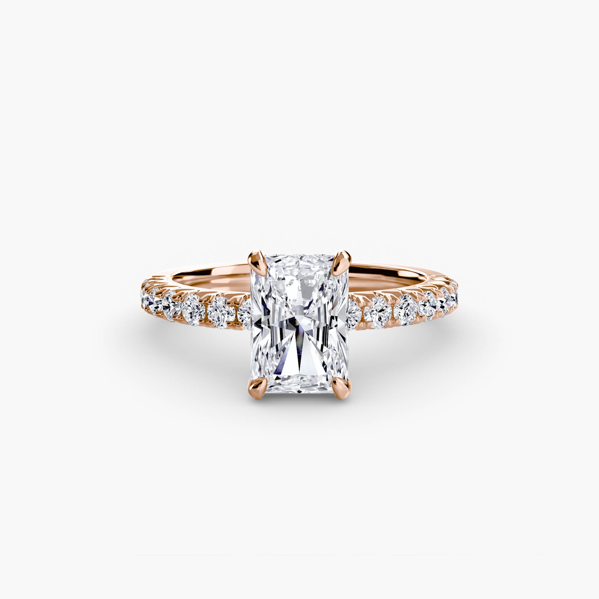 Solitaire with Pavé 6 - VYKA Diamonds