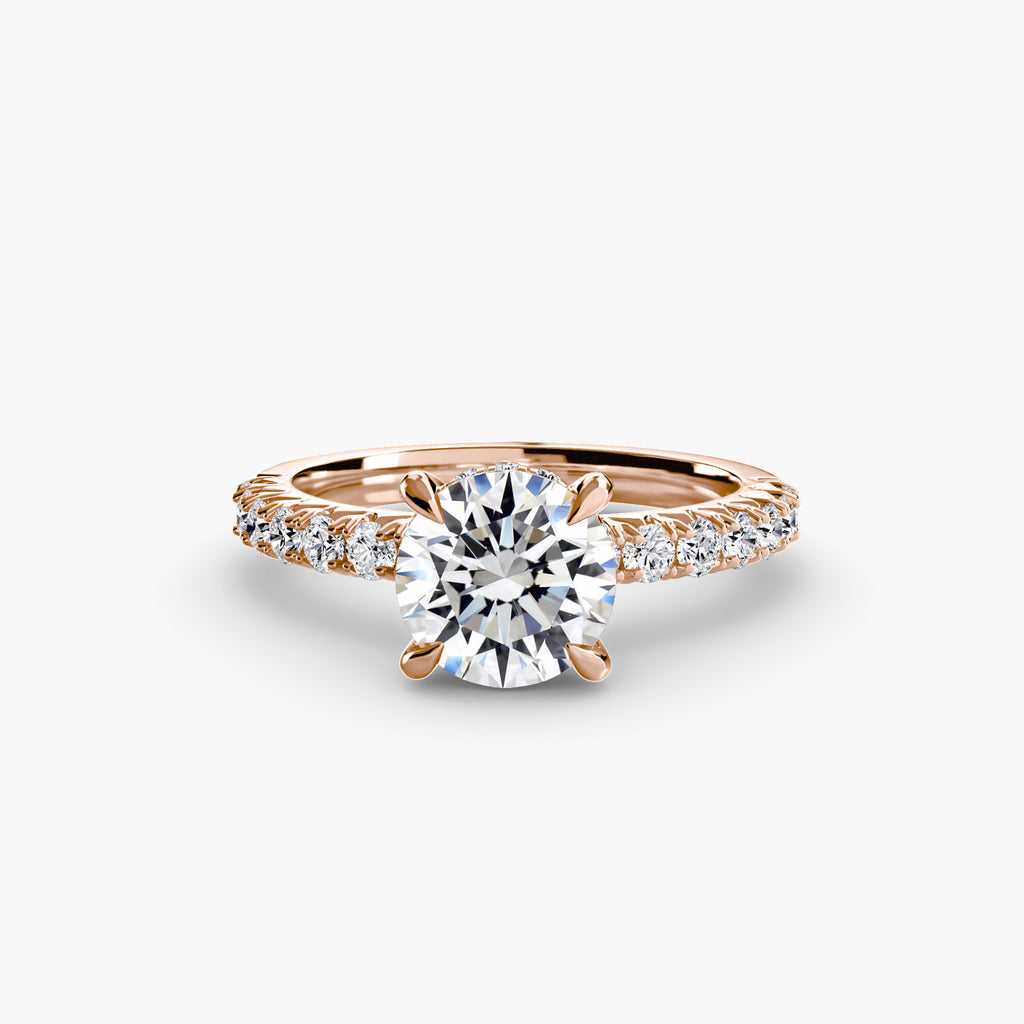 Solitaire with Pavé 6 - VYKA Diamonds