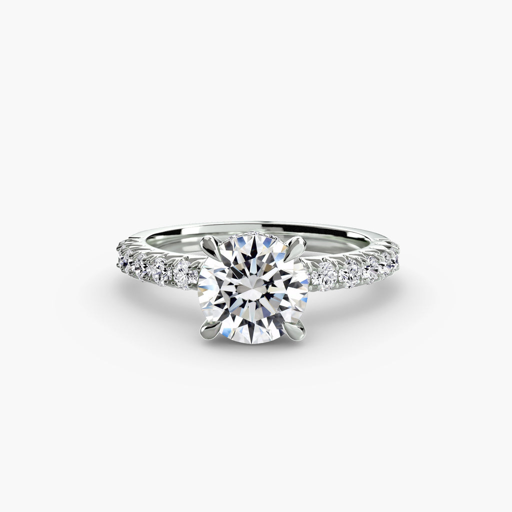 Solitaire with Pavé 6 - VYKA Diamonds