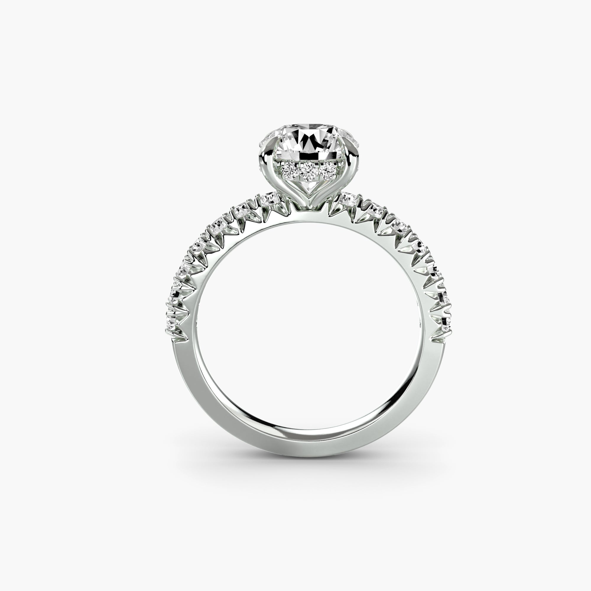 Solitaire with Pavé 6 - VYKA Diamonds
