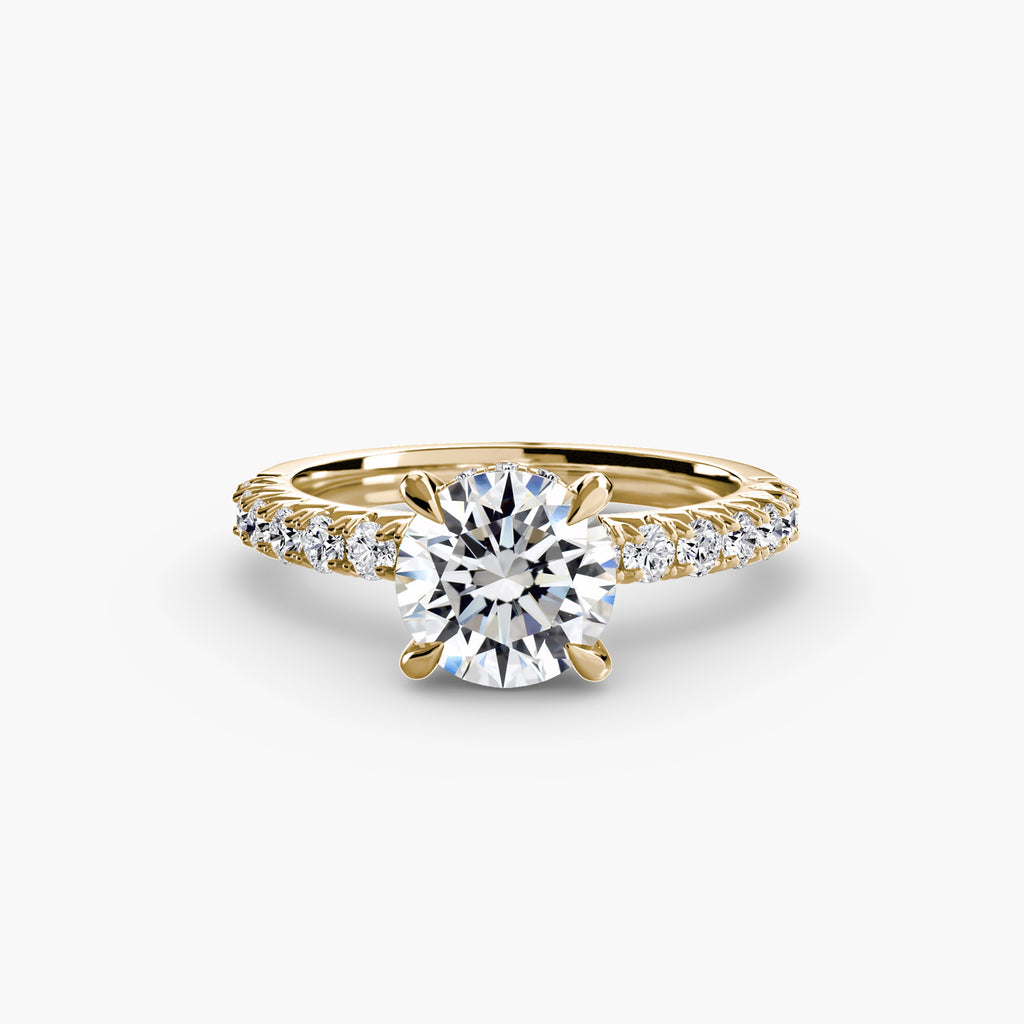 Solitaire with Pavé 6 - VYKA Diamonds