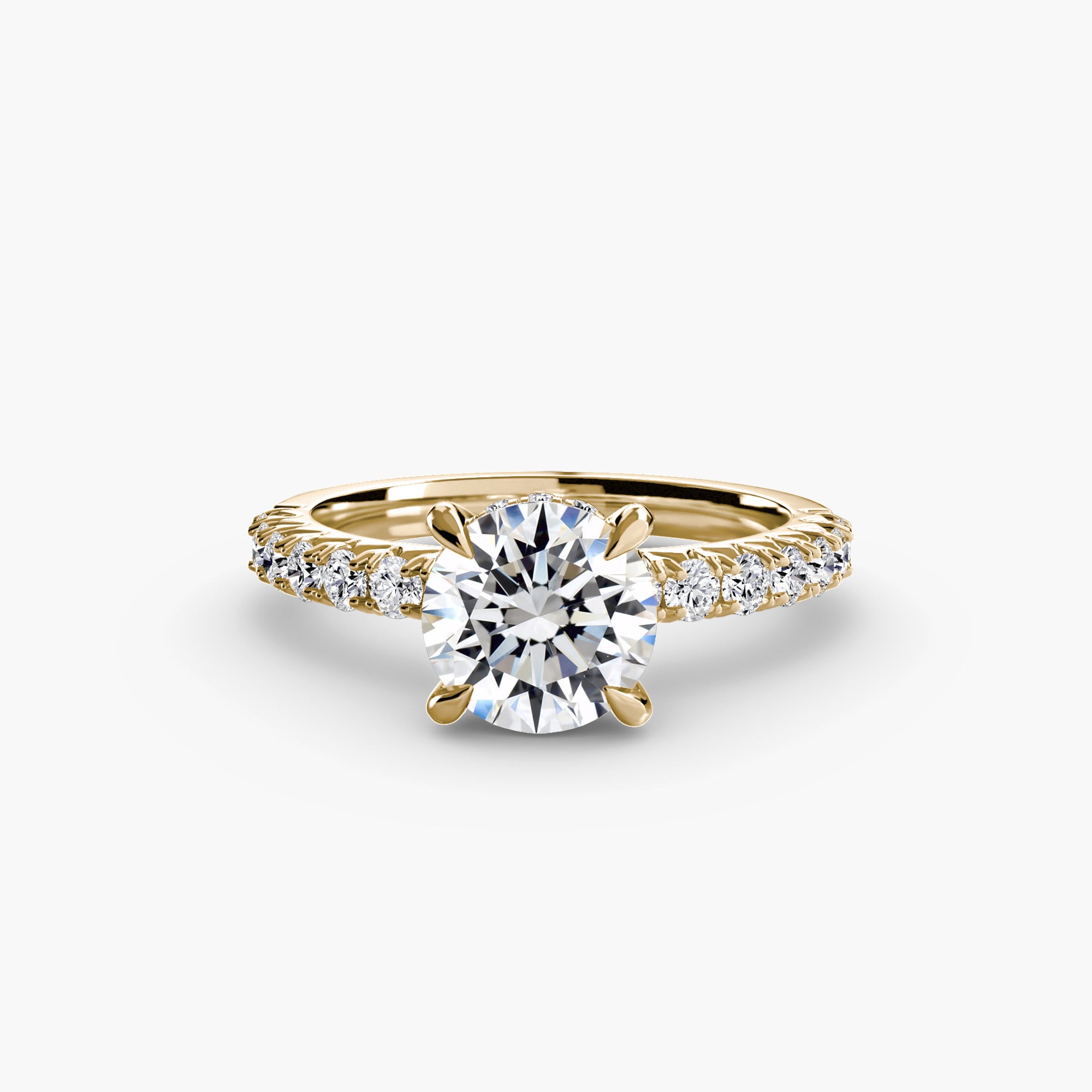 Solitaire with Pavé 6 - VYKA Diamonds