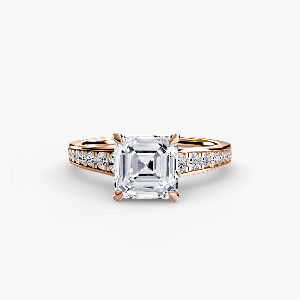 Solitaire with Pavé 7 - VYKA Diamonds