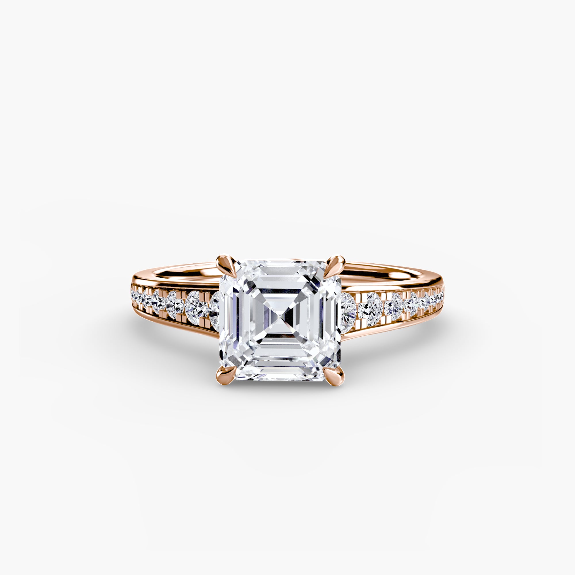Solitaire with Pavé 7 - VYKA Diamonds