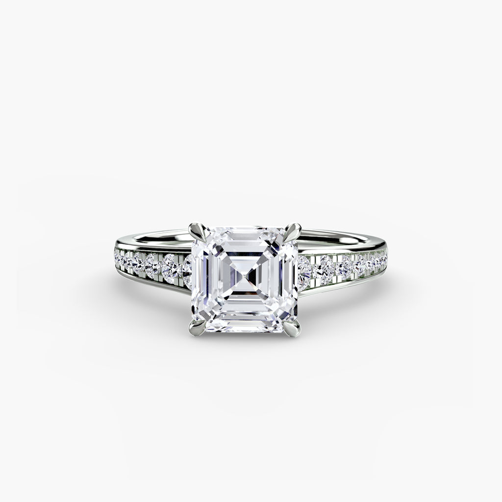 Solitaire with Pavé 7 - VYKA Diamonds