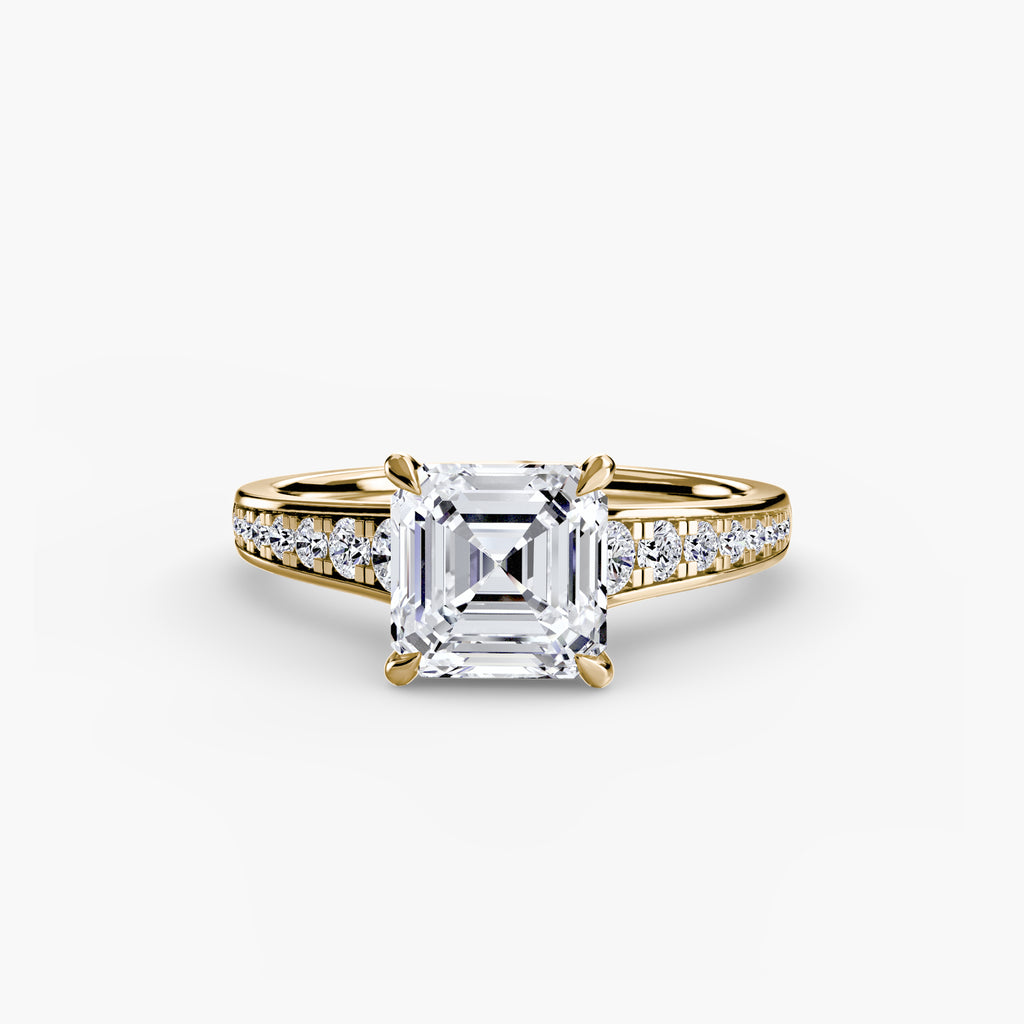 Solitaire with Pavé 7 - VYKA Diamonds