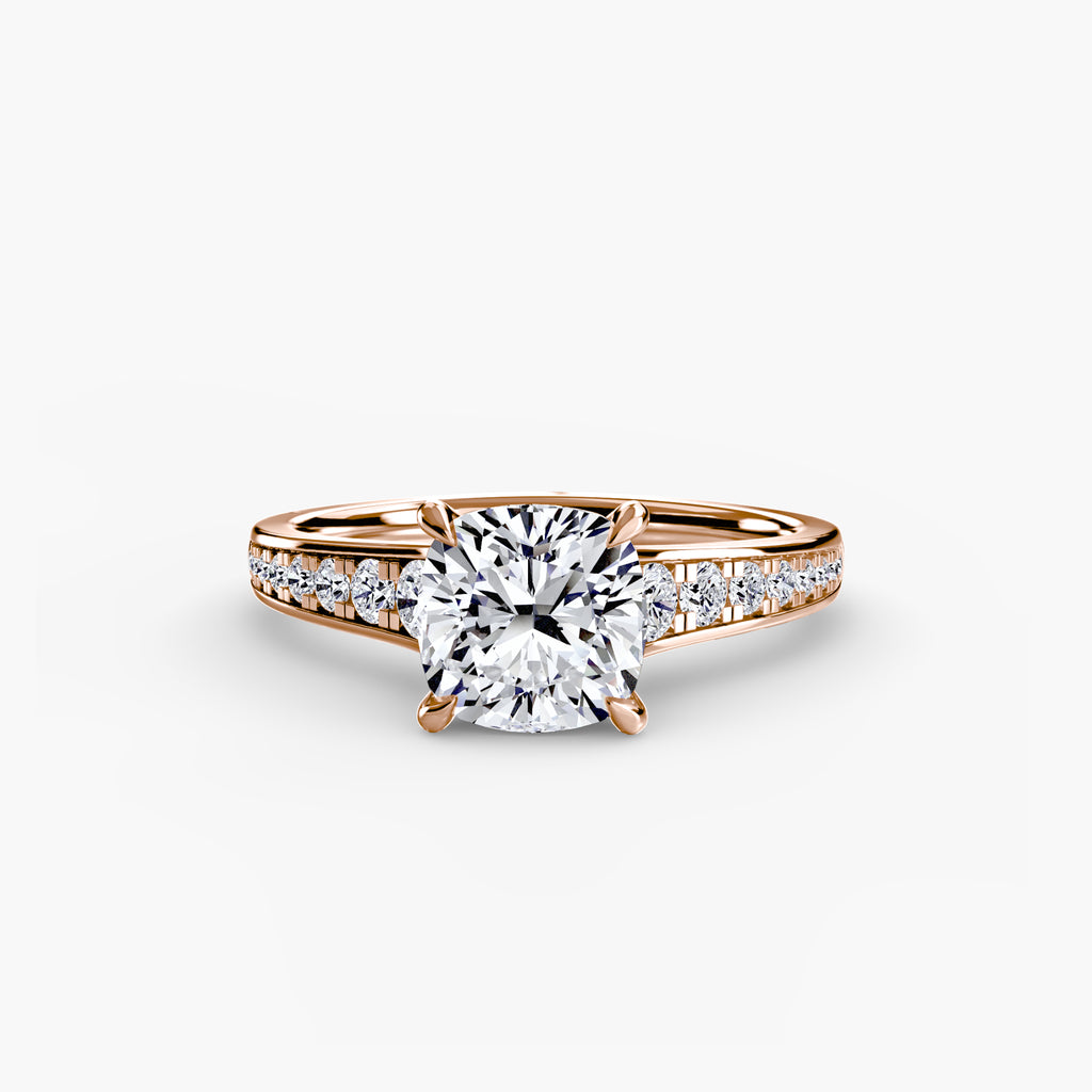 Solitaire with Pavé 7 - VYKA Diamonds