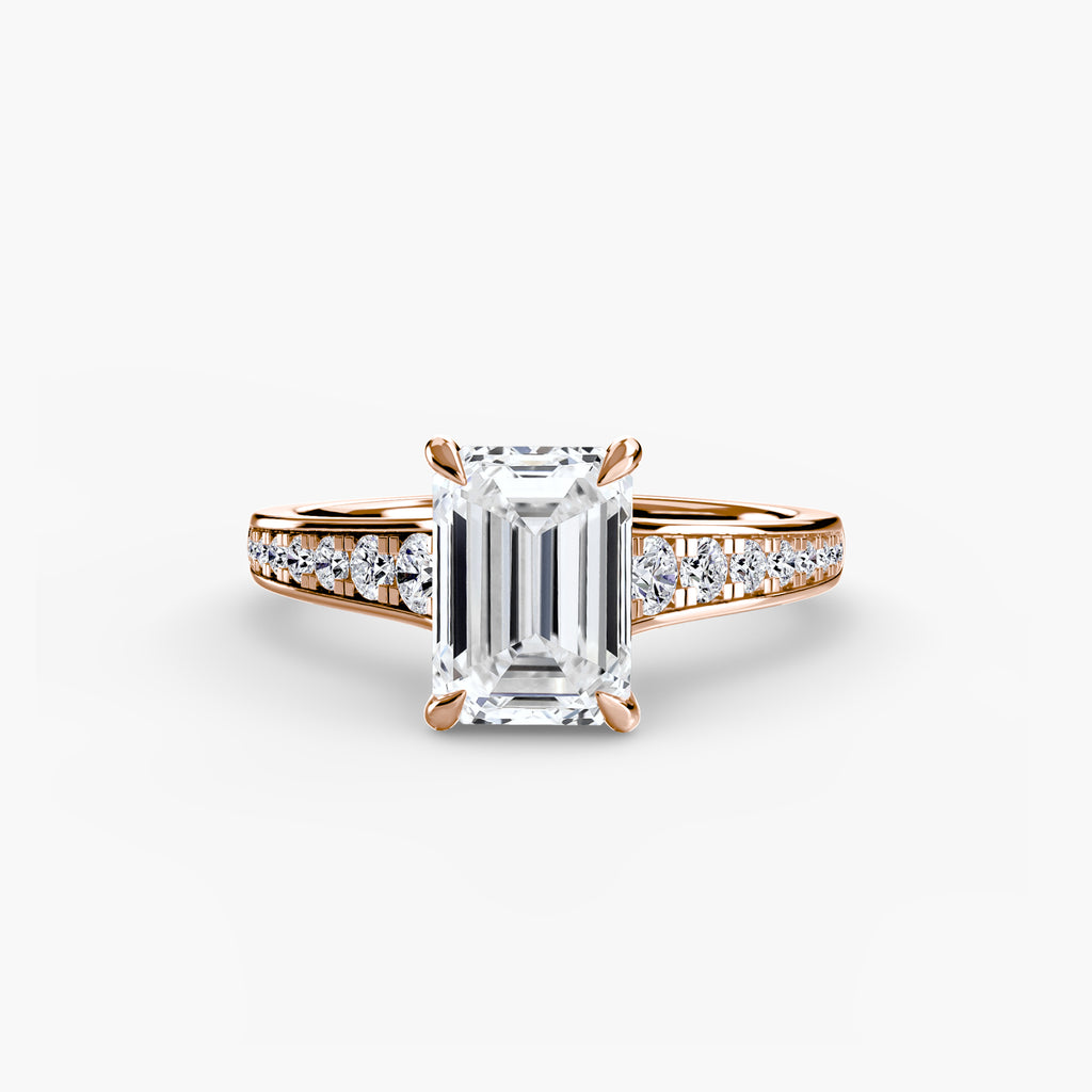 Solitaire with Pavé 7 - VYKA Diamonds