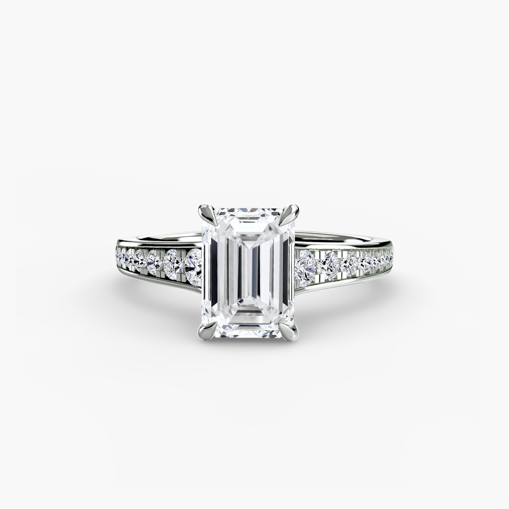 Solitaire with Pavé 7 - VYKA Diamonds