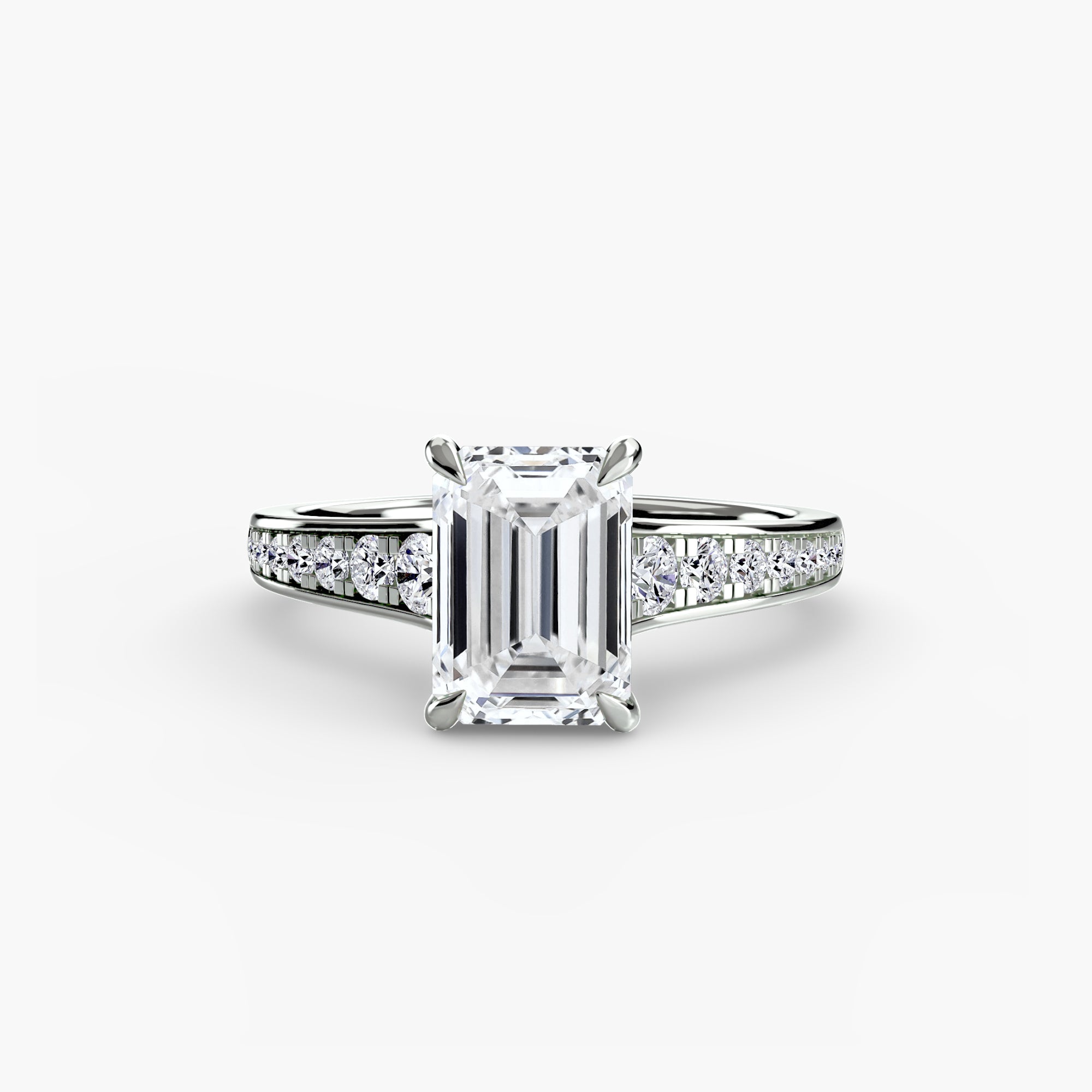 Solitaire with Pavé 7 - VYKA Diamonds