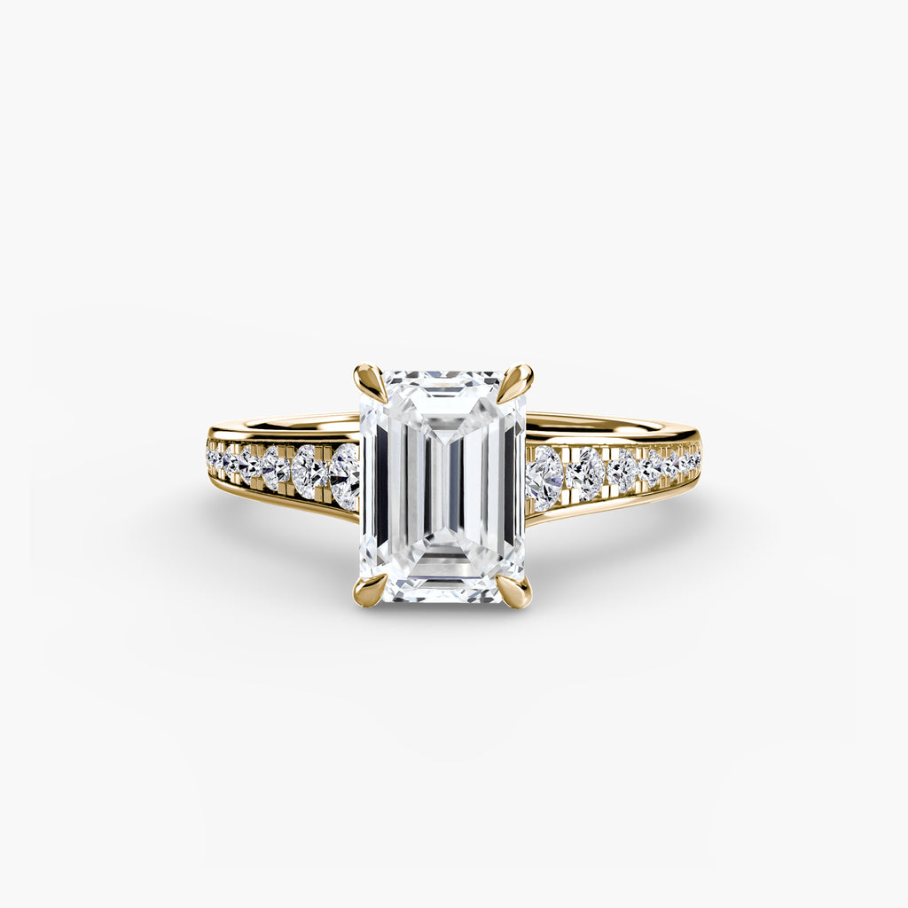 Solitaire with Pavé 7 - VYKA Diamonds