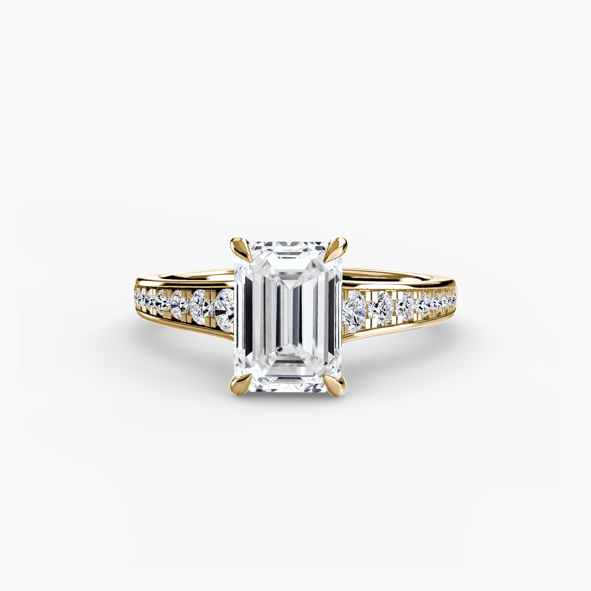 Solitaire with Pavé 7 - VYKA Diamonds