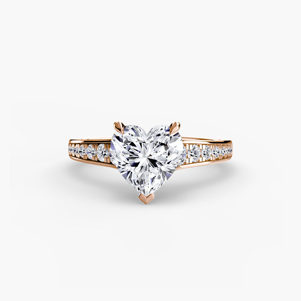 Solitaire with Pavé 7 - VYKA Diamonds