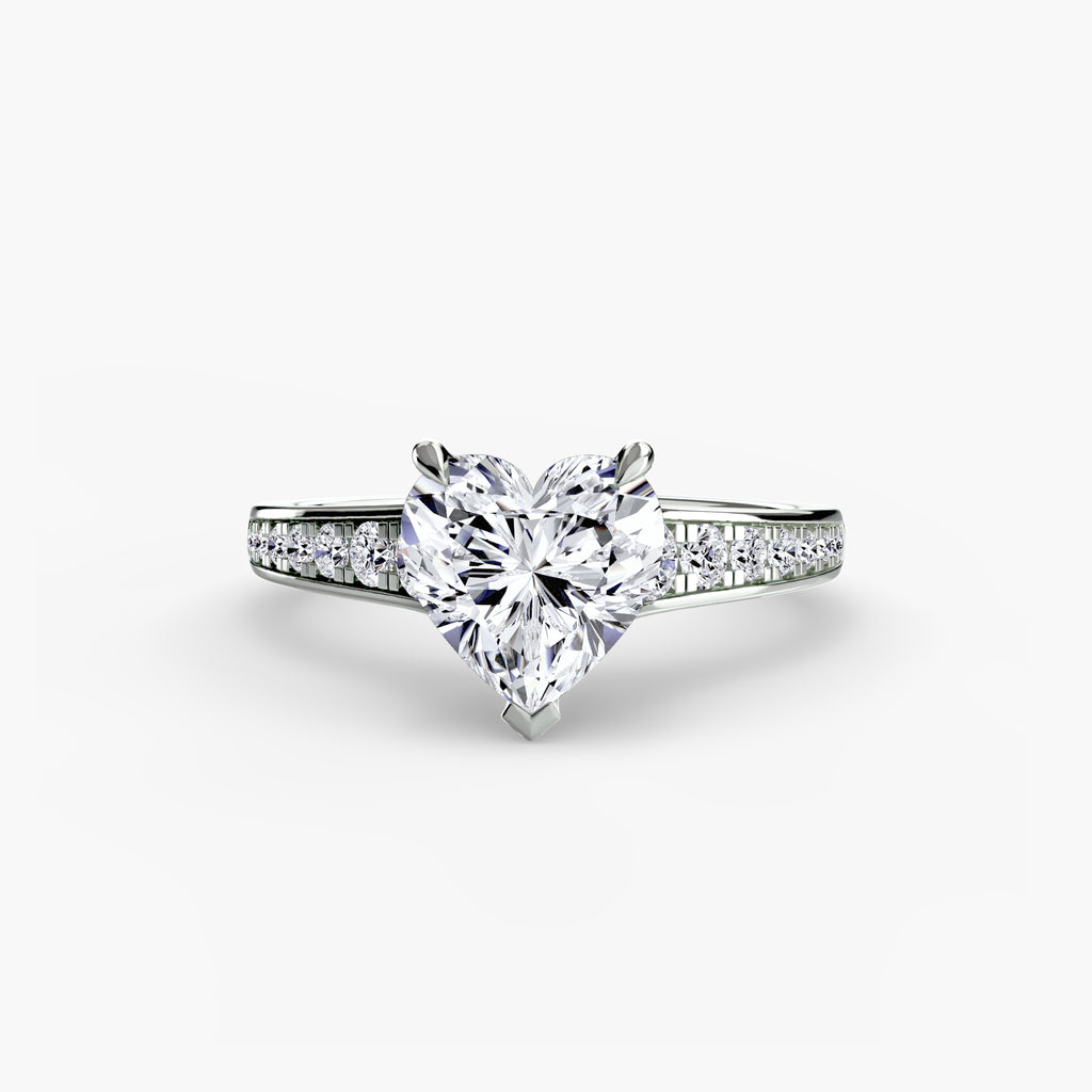 Solitaire with Pavé 7 - VYKA Diamonds