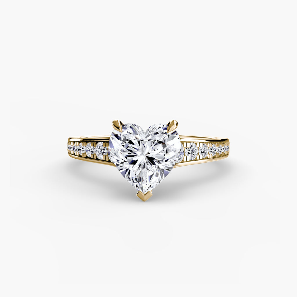 Solitaire with Pavé 7 - VYKA Diamonds