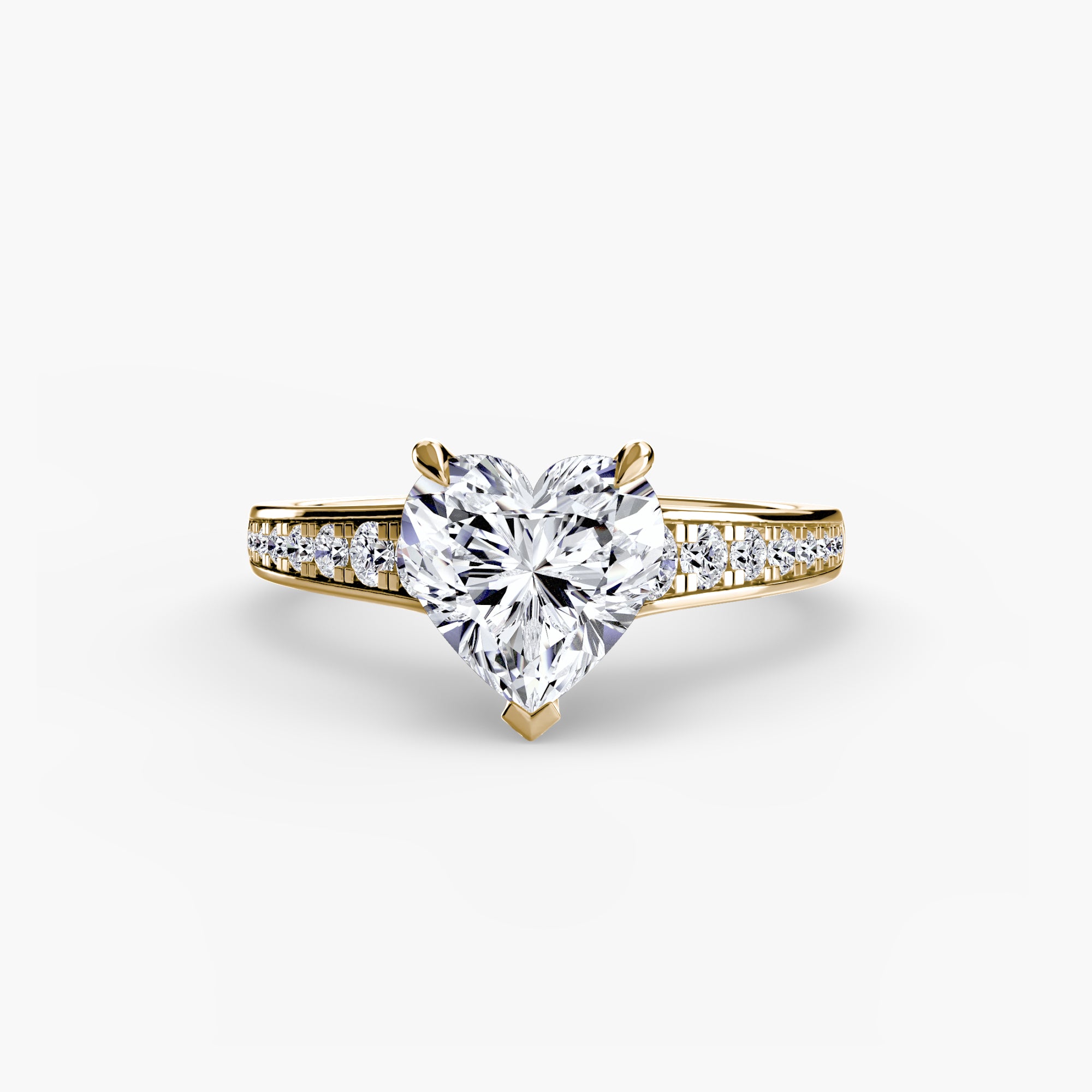 Solitaire with Pavé 7 - VYKA Diamonds
