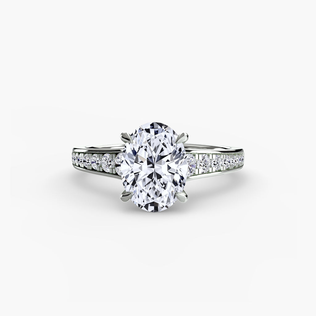 Solitaire with Pavé 7 - VYKA Diamonds