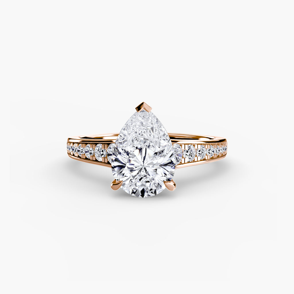 Solitaire with Pavé 7 - VYKA Diamonds
