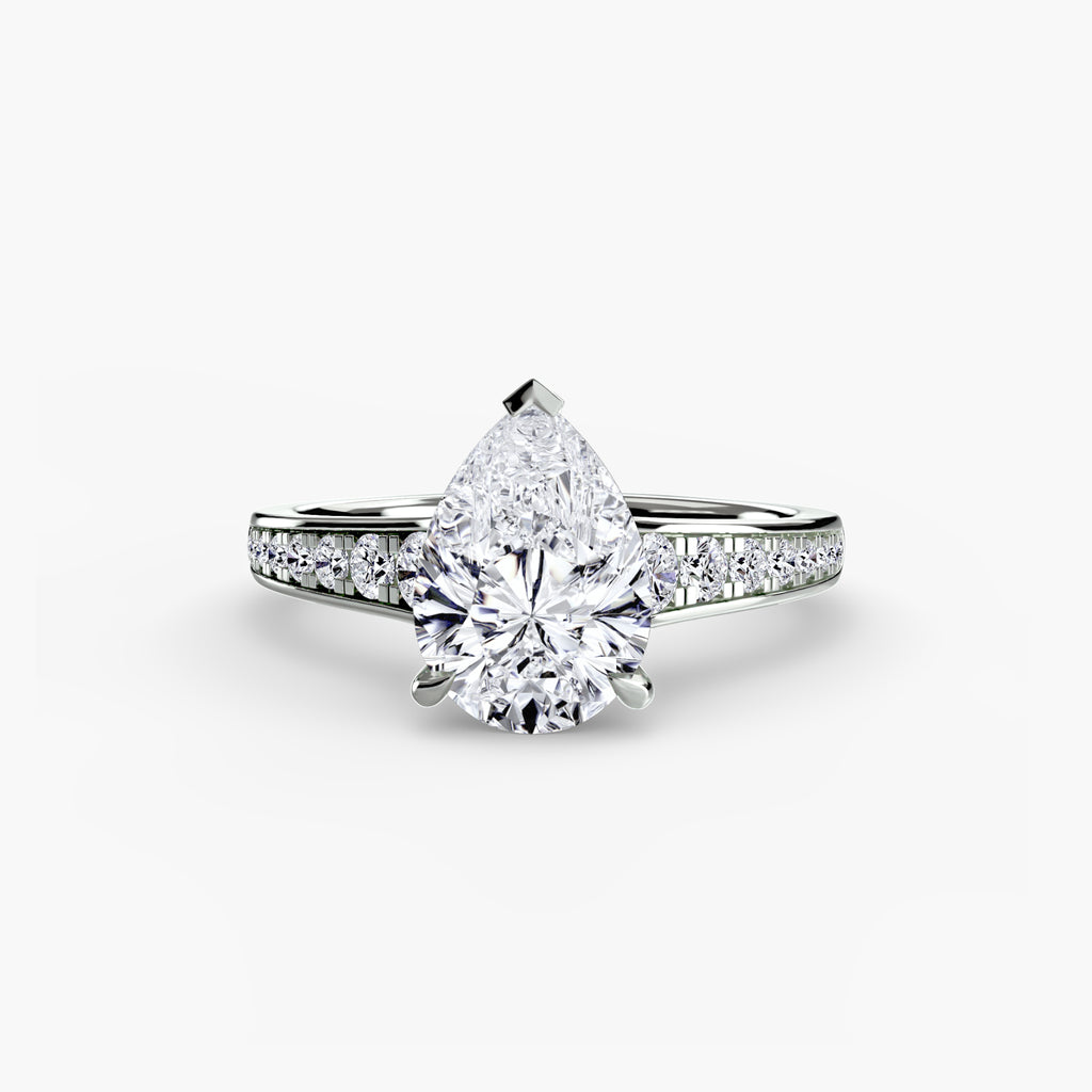 Solitaire with Pavé 7 - VYKA Diamonds