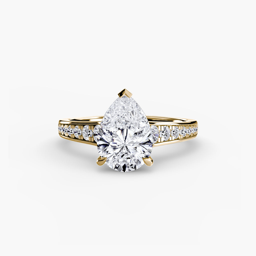 Solitaire with Pavé 7 - VYKA Diamonds