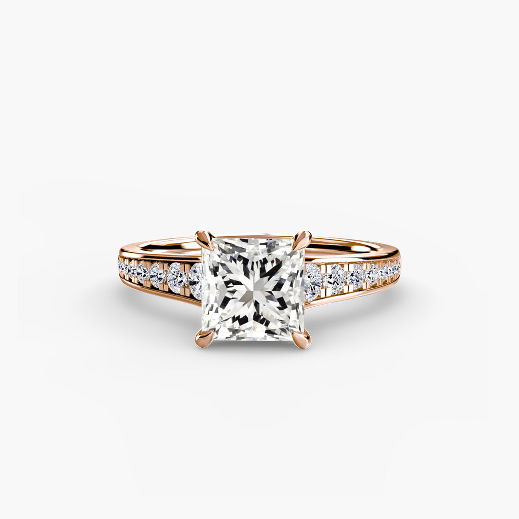 Solitaire with Pavé 7 - VYKA Diamonds