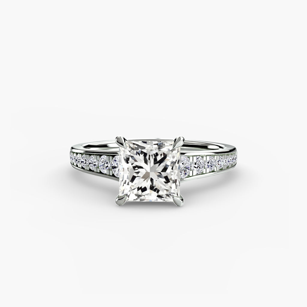 Solitaire with Pavé 7 - VYKA Diamonds