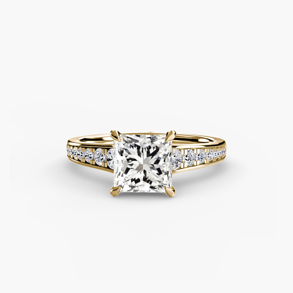 Solitaire with Pavé 7 - VYKA Diamonds