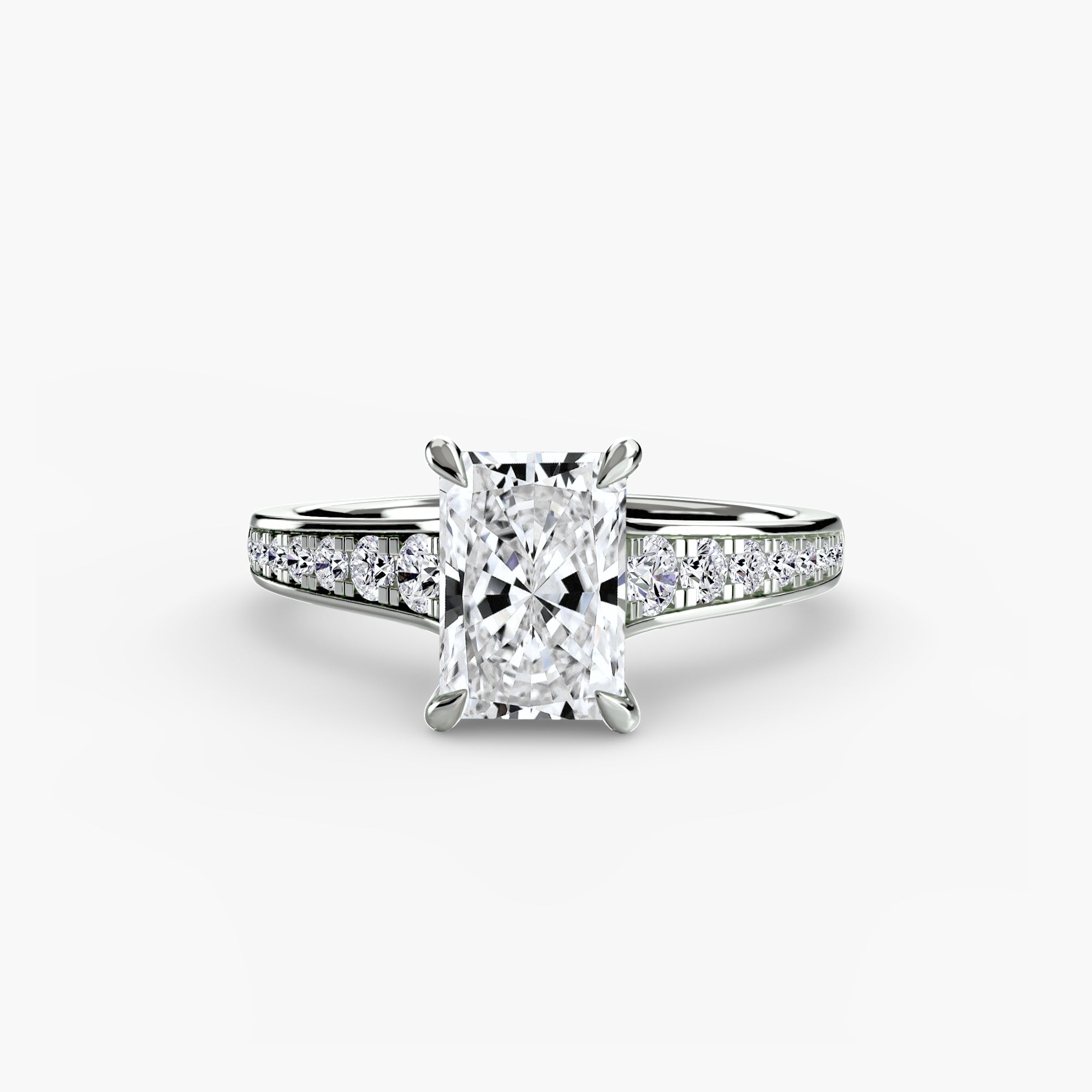Solitaire with Pavé 7 - VYKA Diamonds