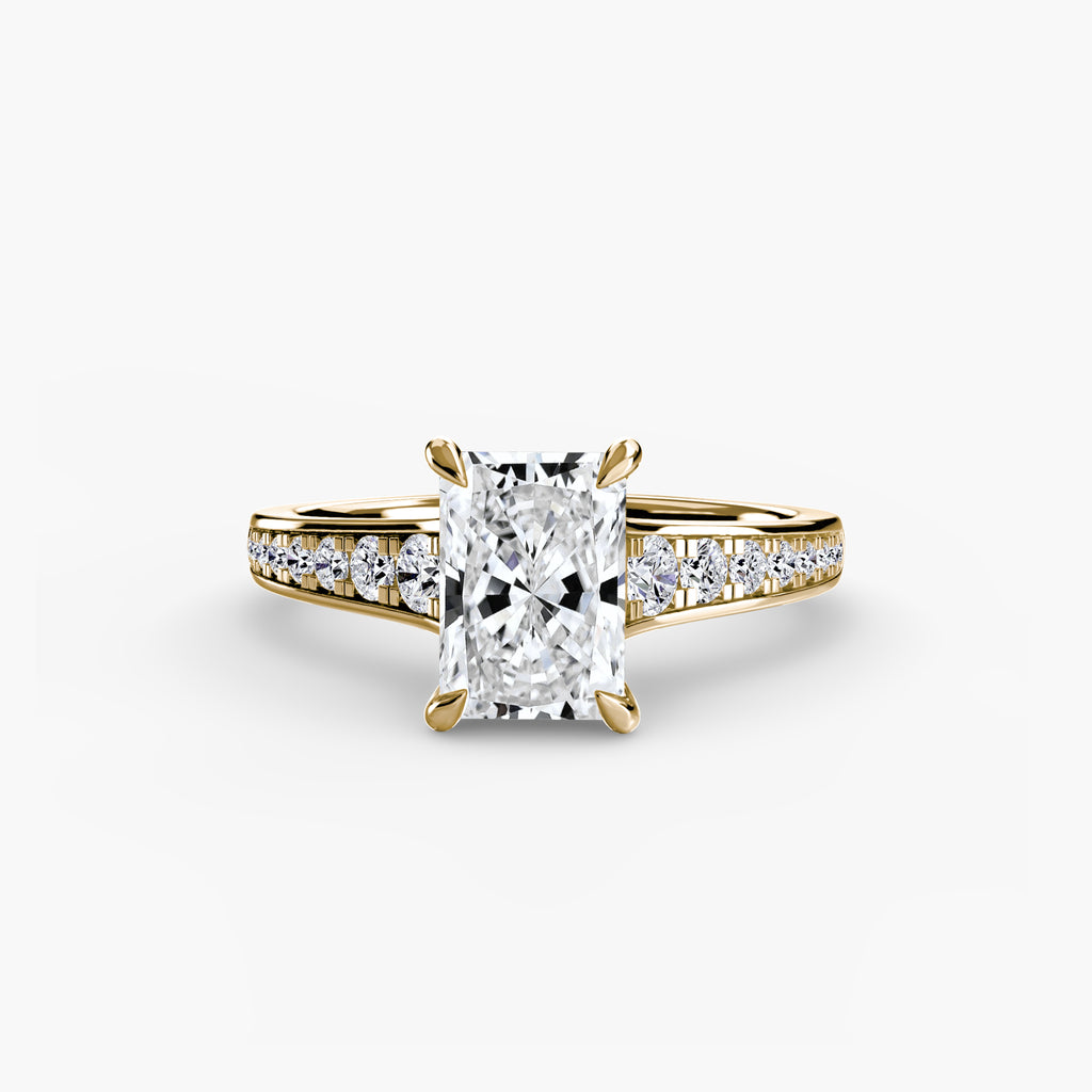 Solitaire with Pavé 7 - VYKA Diamonds