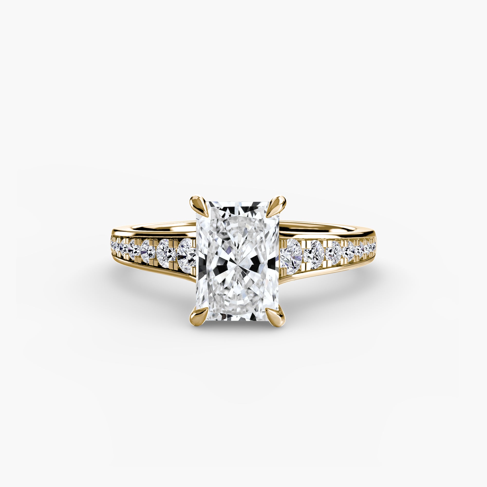 Solitaire with Pavé 7 - VYKA Diamonds