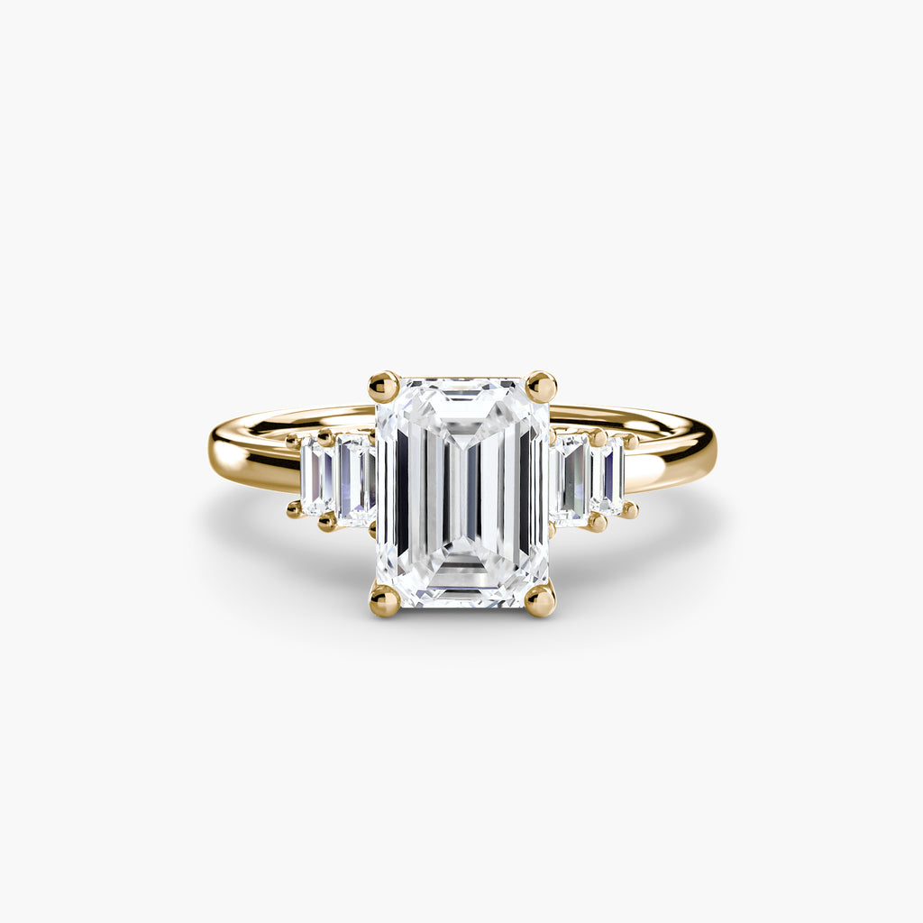 Baguette Accent Solitaire - VYKA Diamonds