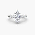 The Tiered Accent Ring - diamond engagement ring - VYKA Diamonds