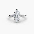 Solitaire with Shoulder Accents - VYKA Diamonds