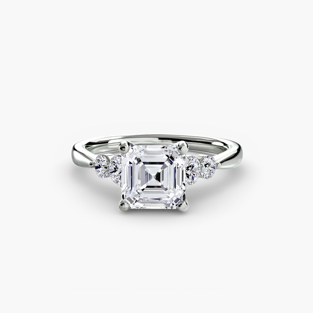 Solitaire with Shoulder Accents 2 - VYKA Diamonds