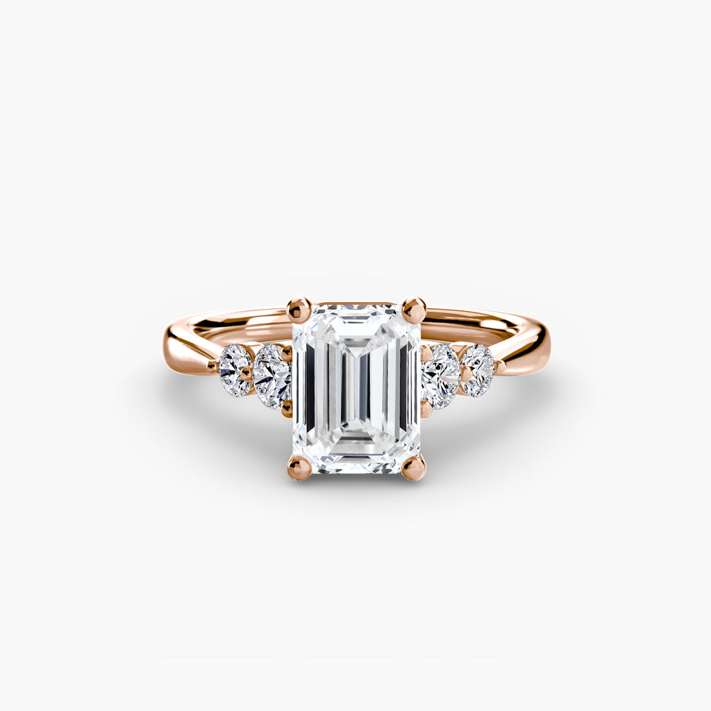 Solitaire with Shoulder Accents 2 - VYKA Diamonds