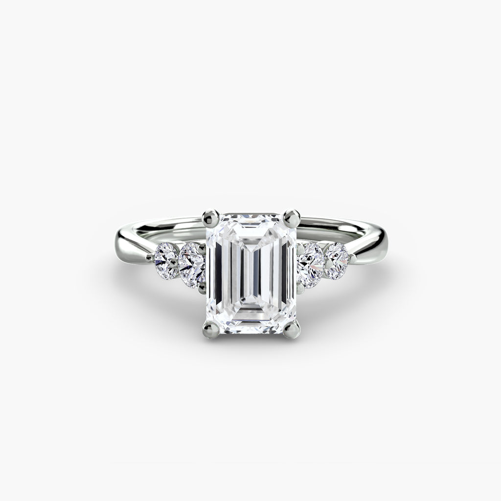 Solitaire with Shoulder Accents 2 - VYKA Diamonds
