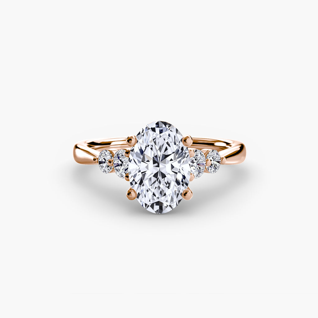 Solitaire with Shoulder Accents 2 - VYKA Diamonds