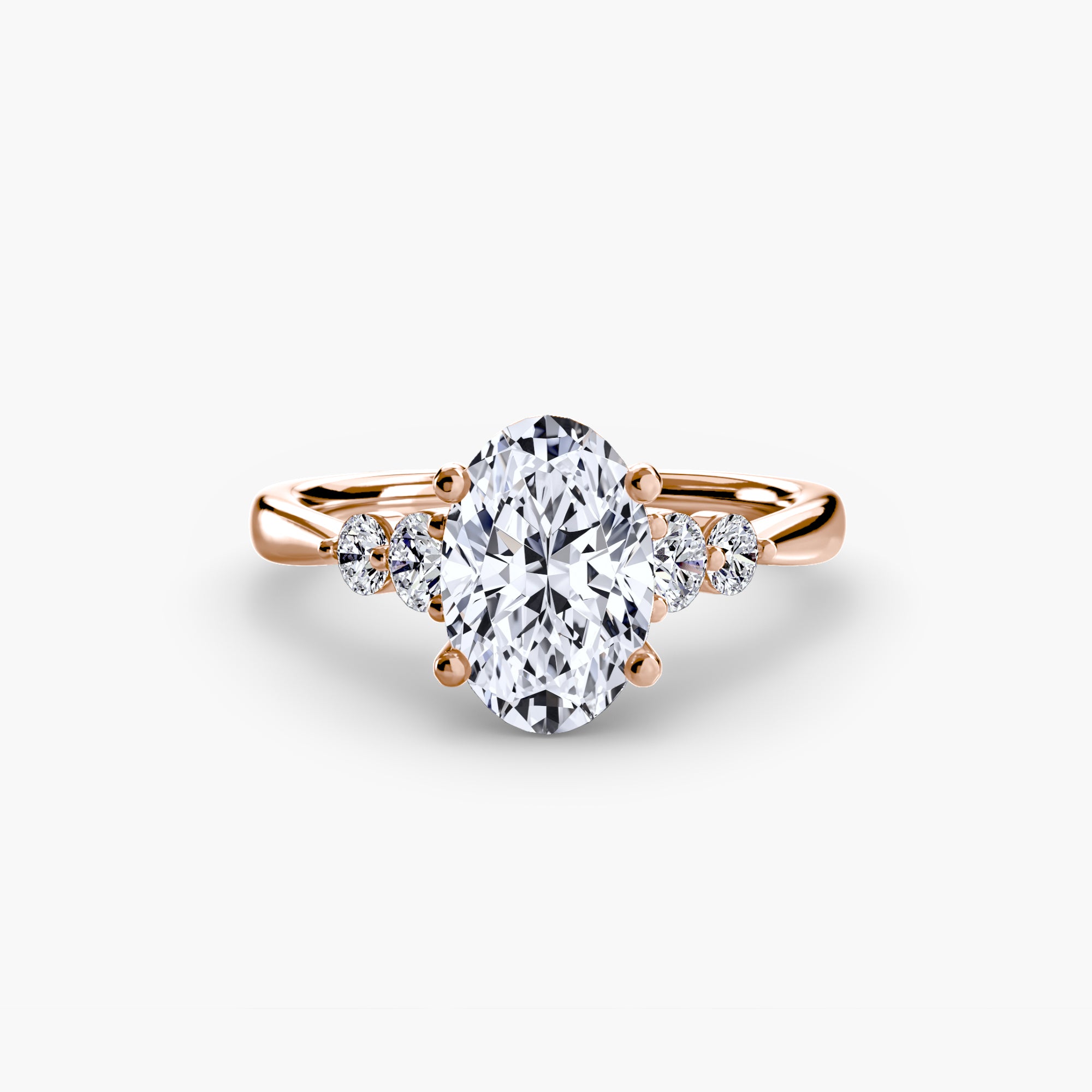 Solitaire with Shoulder Accents 2 - VYKA Diamonds