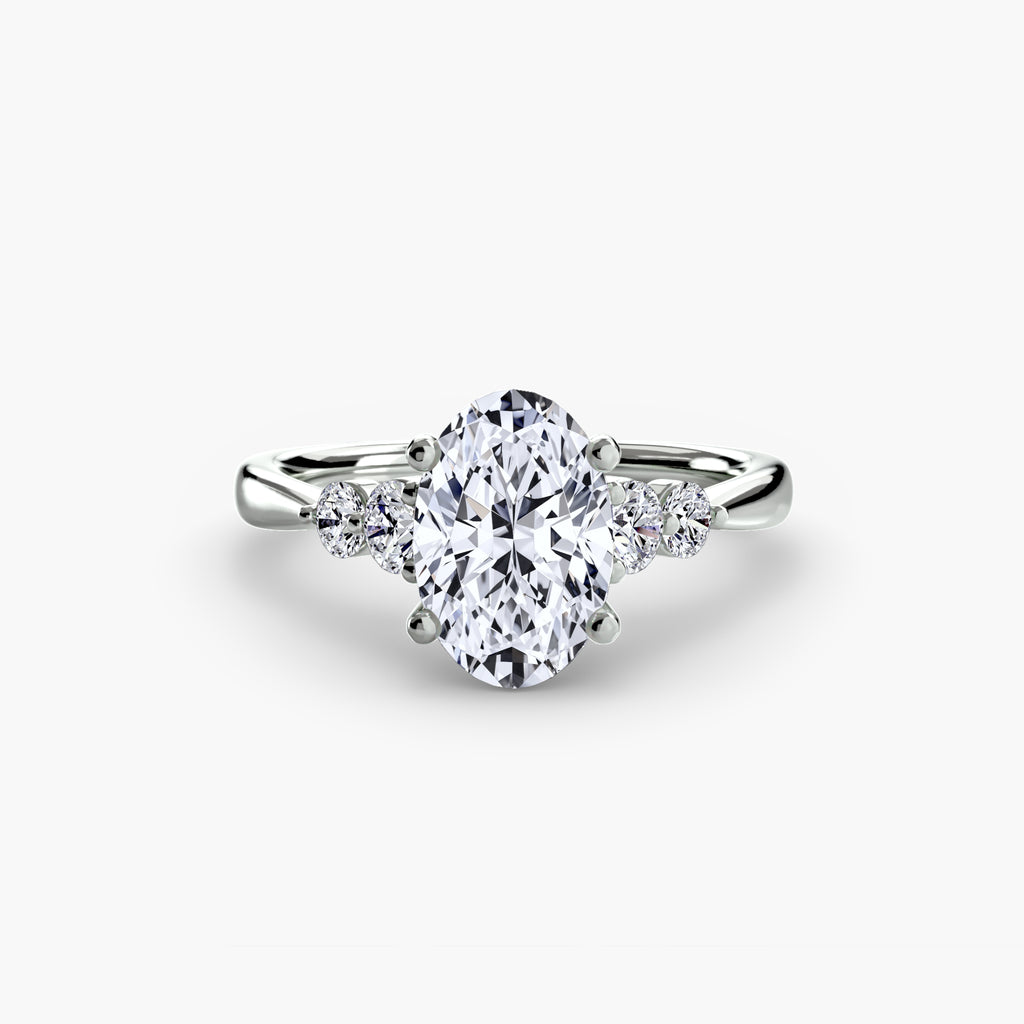 Solitaire with Shoulder Accents 2 - VYKA Diamonds