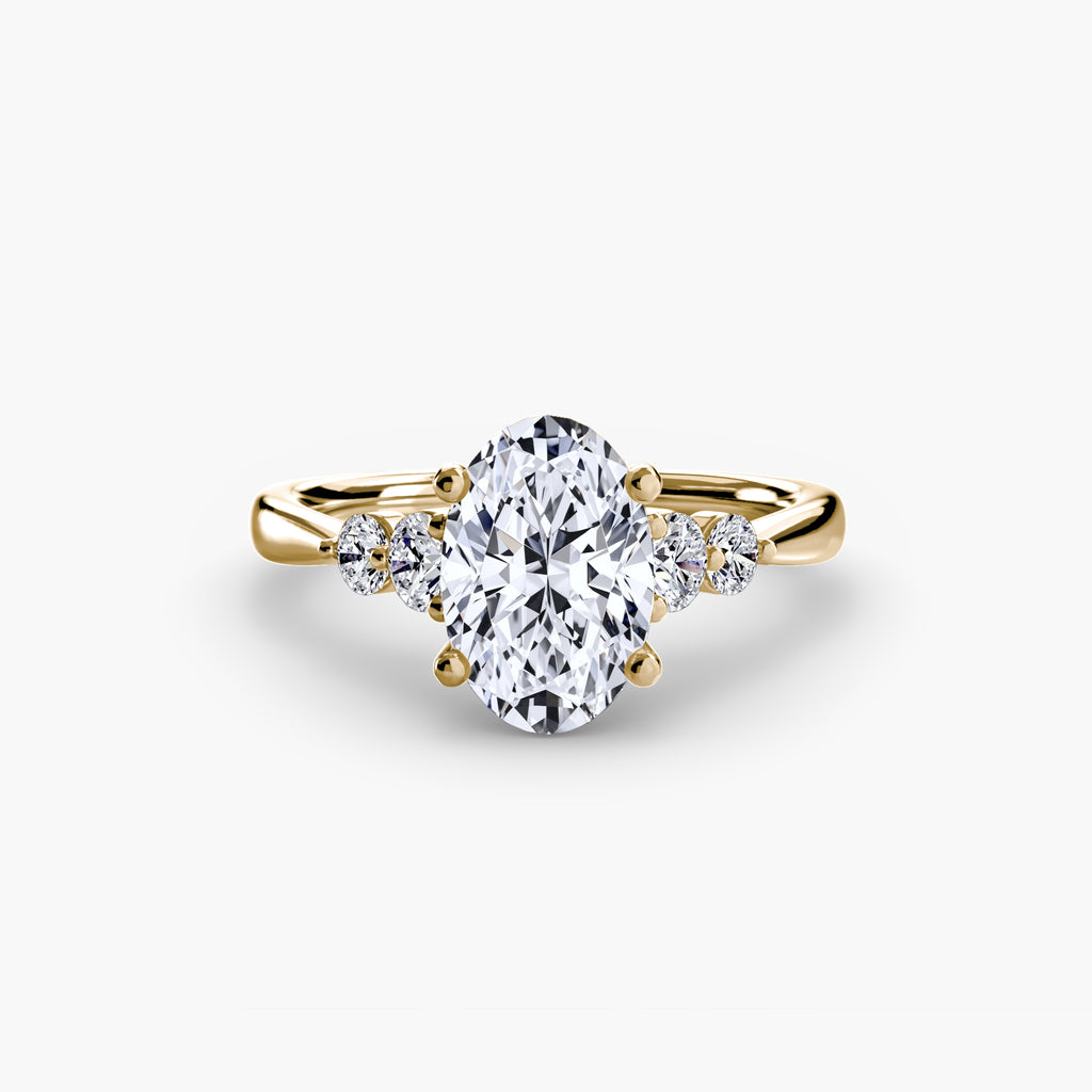 Solitaire with Shoulder Accents 2 - VYKA Diamonds