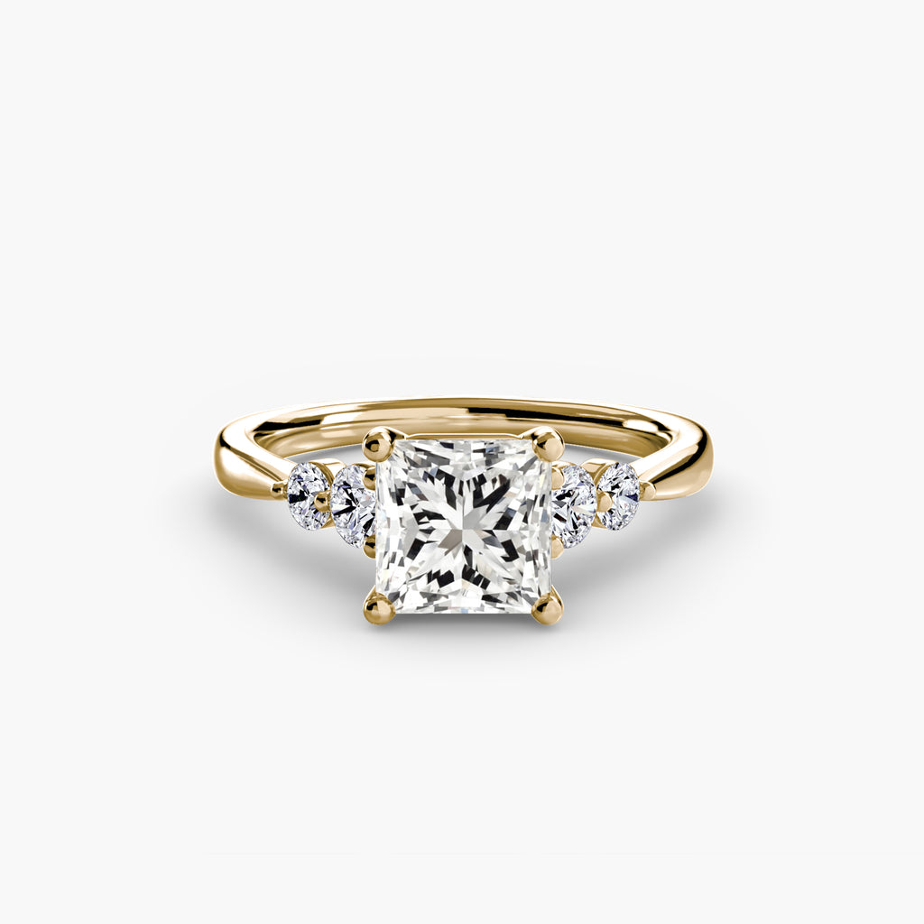 Solitaire with Shoulder Accents 2 - VYKA Diamonds