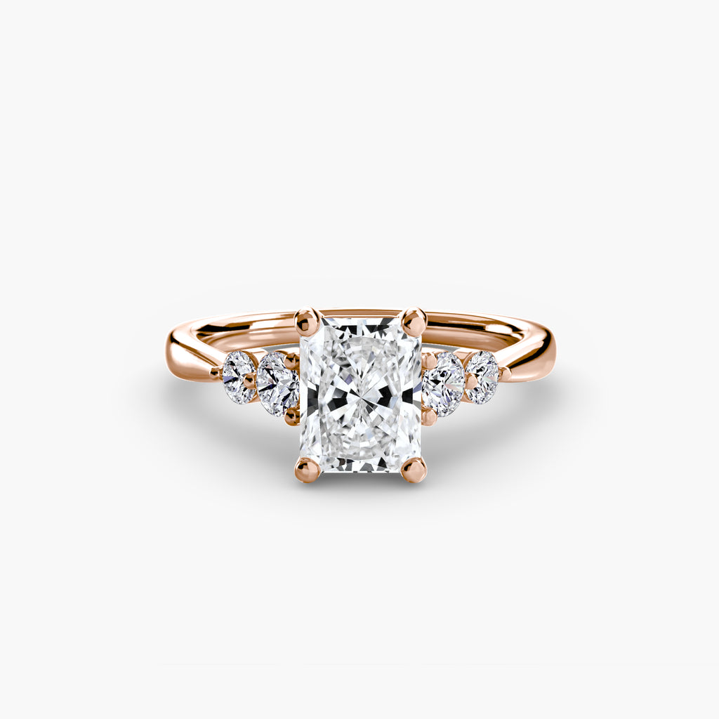 Solitaire with Shoulder Accents 2 - VYKA Diamonds