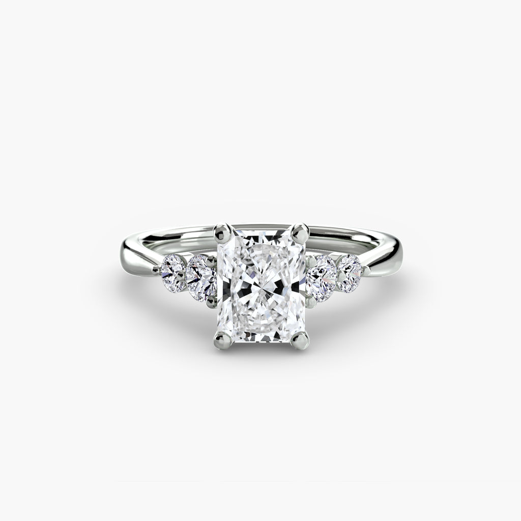 Solitaire with Shoulder Accents 2 - VYKA Diamonds