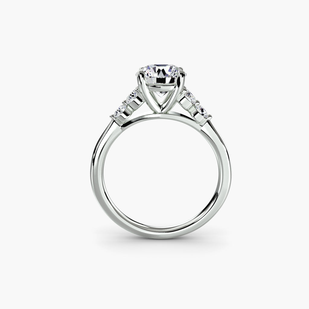Solitaire with Shoulder Accents 2 - VYKA Diamonds