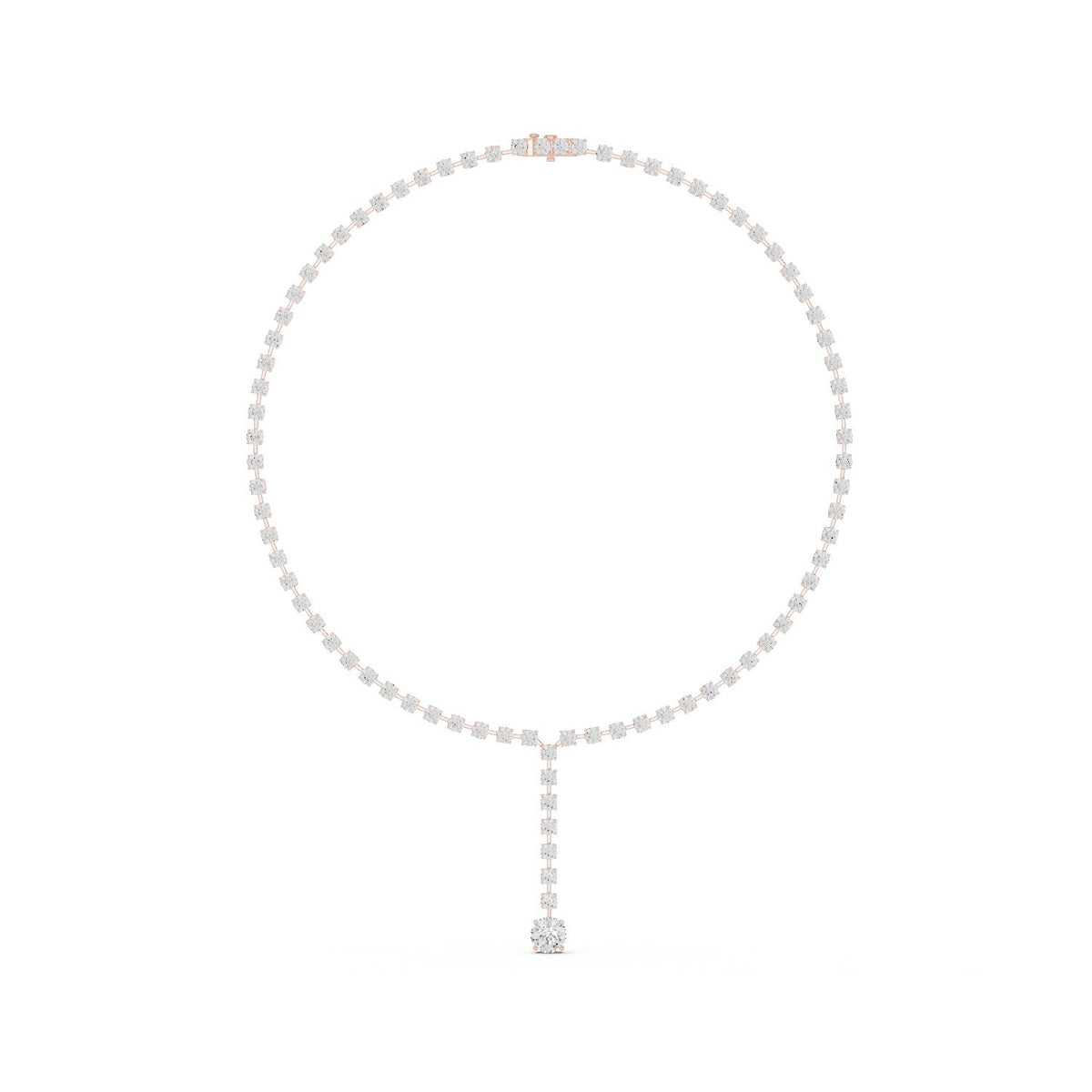 Classic Curb Chain Diamond Necklace